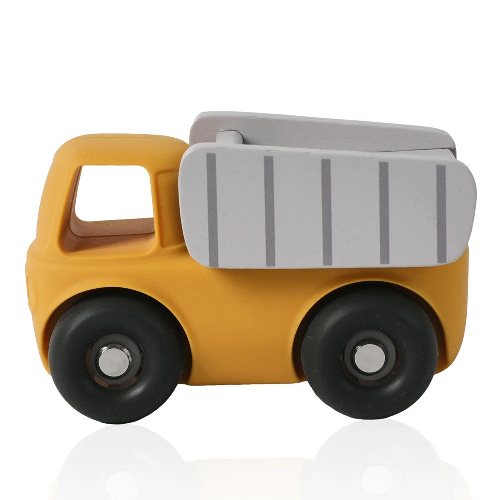 Baby Silicone Car Toys Montessori Baby Things Silicone Baby Teether Toy Car 0 12 Months Newborn Educational Toy Silicone Blocks Purest Peak